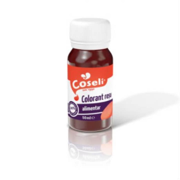 Colorant Alimentar Rosu COSELI, 50ml