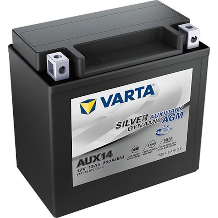 Автомобилен акумулатор Varta Silver Auxiliary AGM AUX14 12V 13Ah