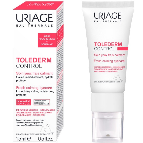 Crema calmanta Uriage Tolederm Control, contur ochi, 15 ml