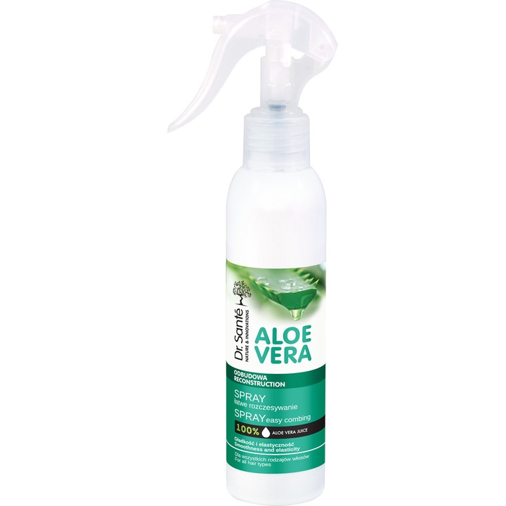 Dr. Sante, Spray impotriva caderii parului, Aloe Vera, pentru toate tipurile de par, 150 ml