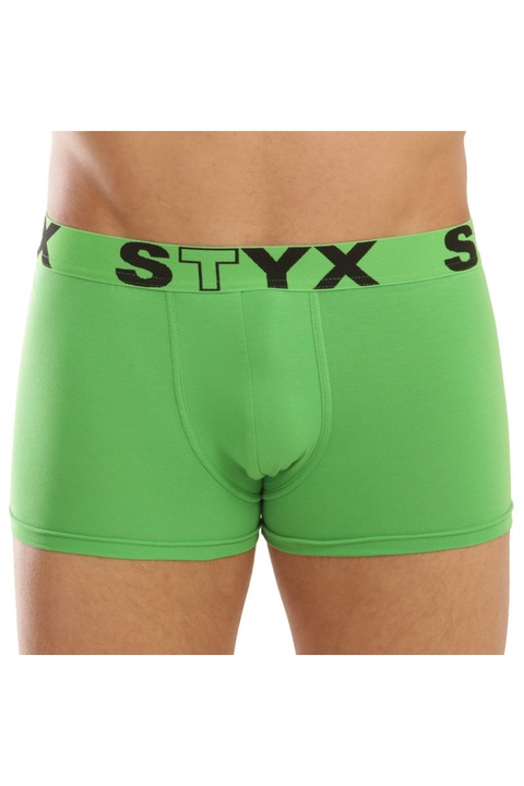 Boxeri barbati, Styx Sports G1069, Bumbac/Modal, S, Verde