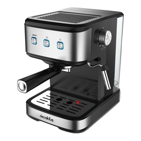 Masina de cafea Decakila, 850 W, 20 Bar, 1.5 L, Negru / Inox