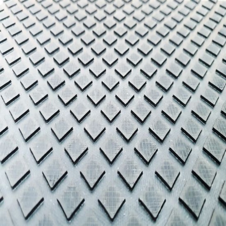 Covor cauciuc antiderapant Pleman, 140 x 100 cm, pentru trafic intens