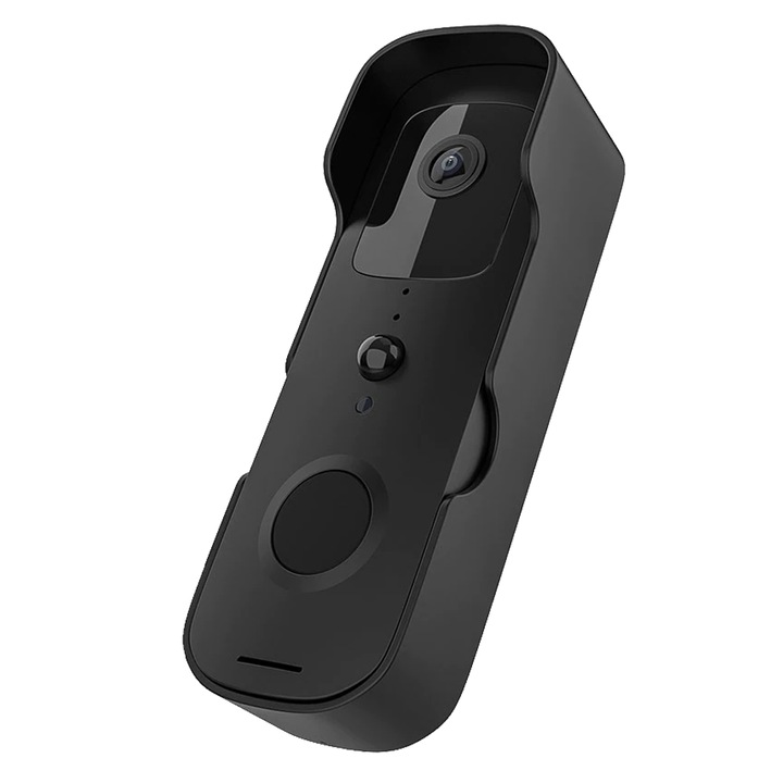 Смарт видео звънец T30, WiFi с вътрешно устройство, 32Gb карта и батерии, съвместим с Tuya, Alexa, Google Assistant, IP54