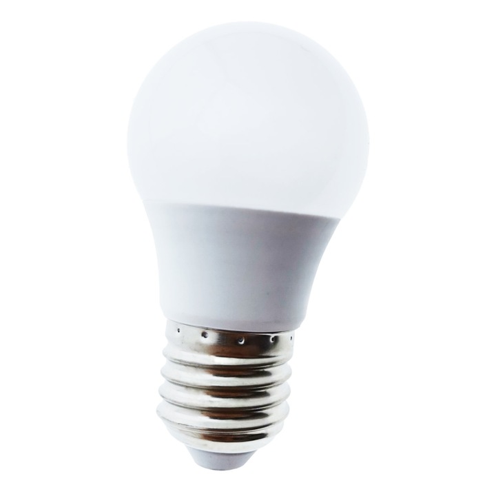 Класическа LED крушка E27, 5W, 6500K, 400 lm, студена светлина