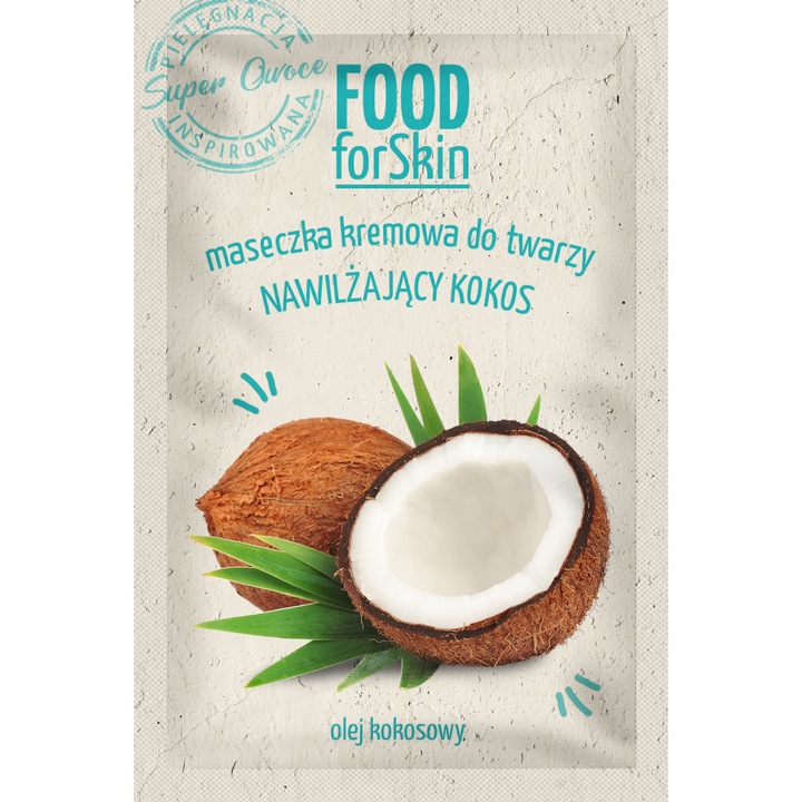 Masca de fata hidratanda cu cocos Marion Food for Skin, 6 ml