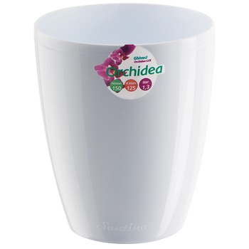 Masca de ghiveci Santino Orchidea 2l alba Masca de ghiveci Santino Orchidea 2l alba