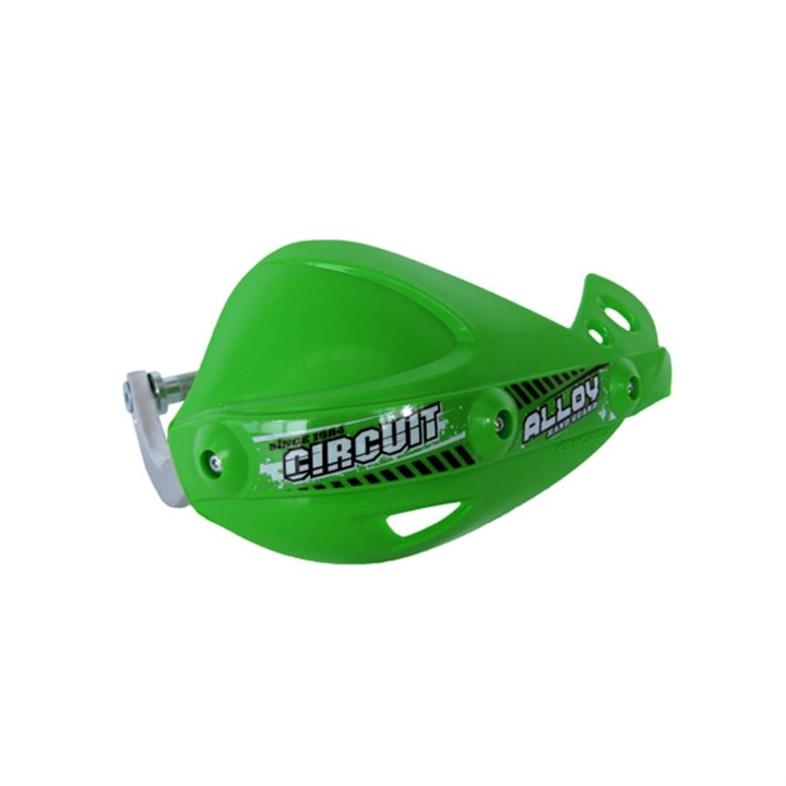 Set 2 Aparatoare maini pentru motocicleta, Aluminiu, Universal, Verde