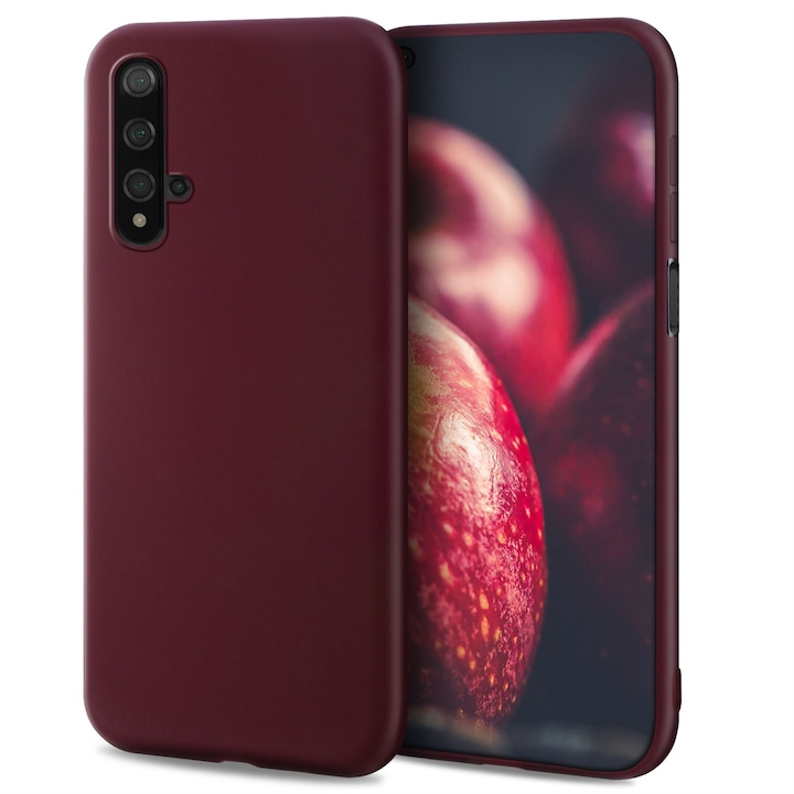 Калъф за телефон, Moozy, за Huawei Nova 5T, Visiniu, Силиконов