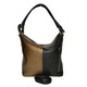 Geanta Zea,152, casual, de umar, maro/bronz metalizat