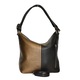 Geanta Zea,152, casual, de umar, maro/bronz metalizat
