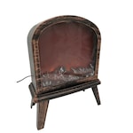 Felinar decorativ tip semineu cu aspect realist de flacara. 38.7x30.5x13.2 cm