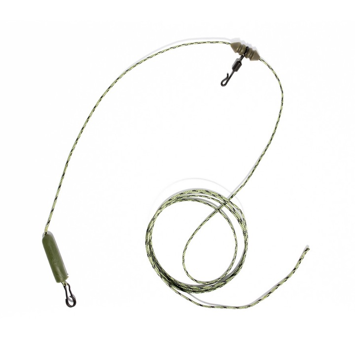 Montura crap Undercarp Ready Chod Rig, Clema universala/Pivot, 100 cm, Verde