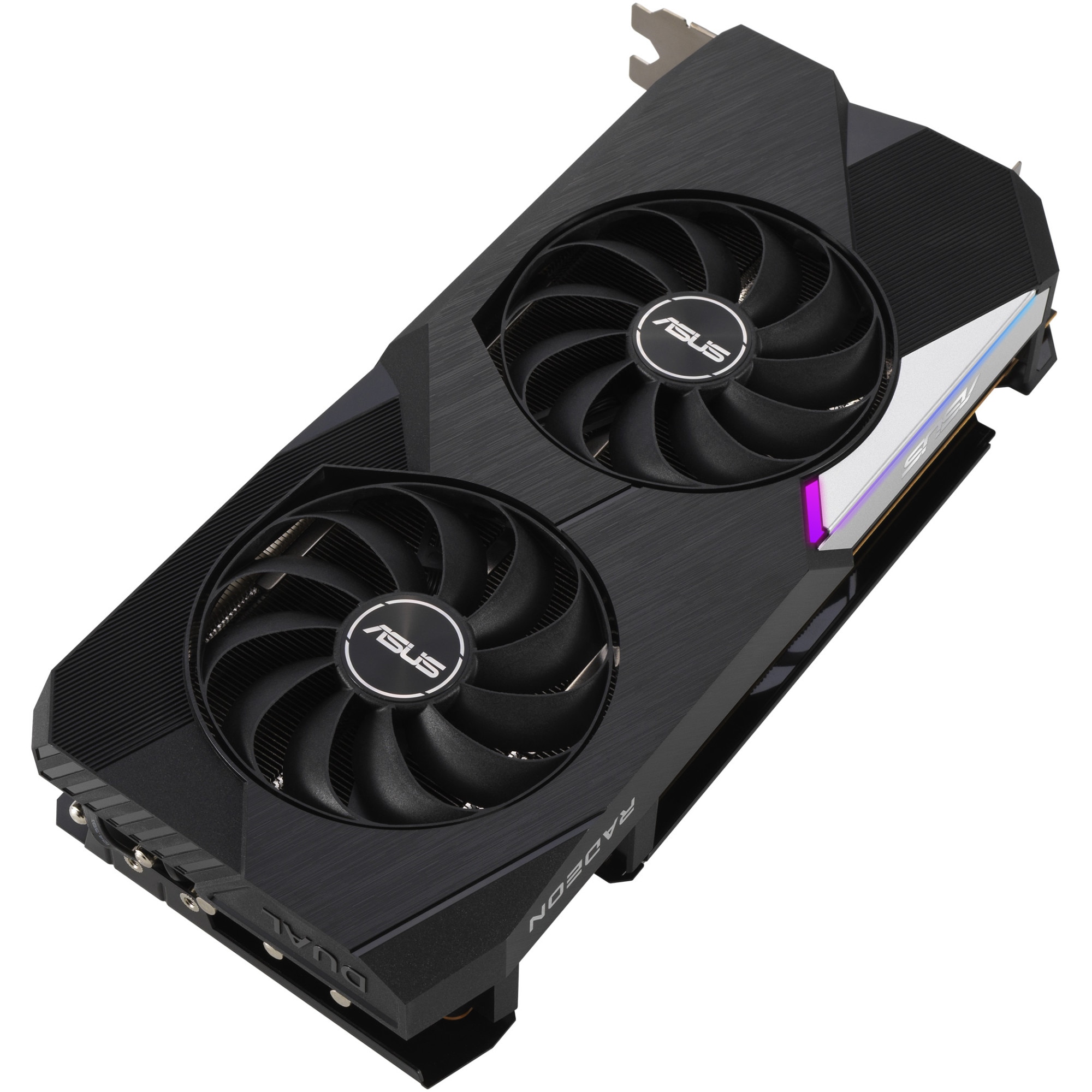 【美品】AMD RADEON RX 6700XT DUAL Placa video ASUS Dual Radeon™ RX 6700 XT OC, 12GB GDDR6, 192