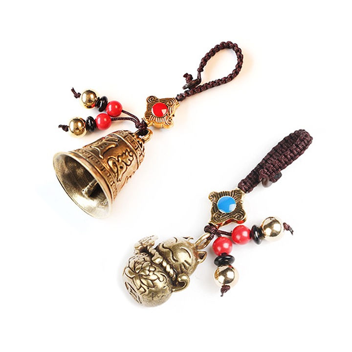 Set 2 brelocuri Lucky Cat, Koungiam, Alama, Auriu