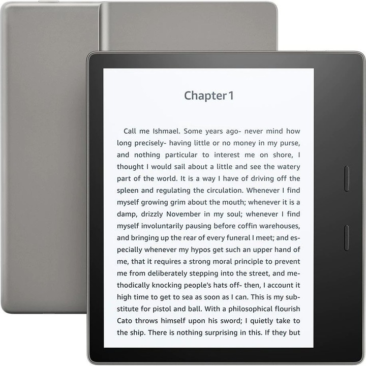 EBook четец Amazon Kindle Oasis 10th Gen 7", 32GB, Сив