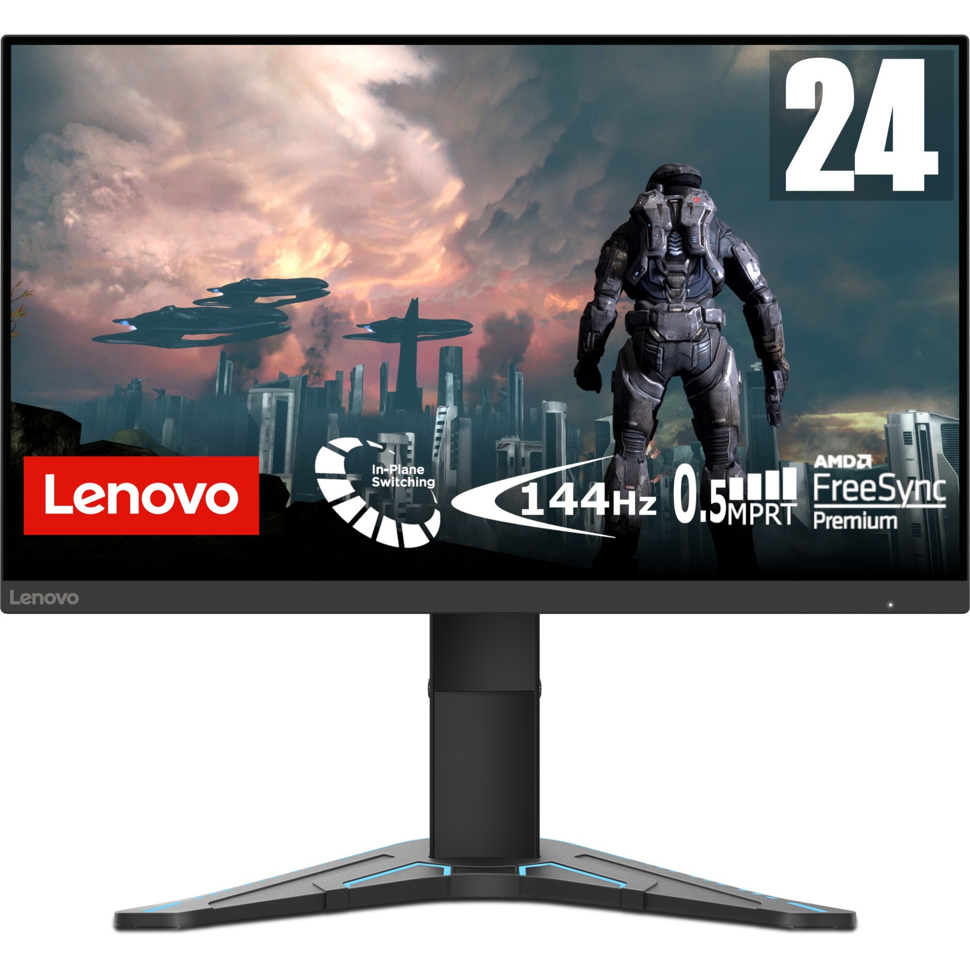 Монитор Lenovo G24-20, 23.8", WLED, IPS, 1920 x 1080, 2 x HDMI 2.0, 1 x ...