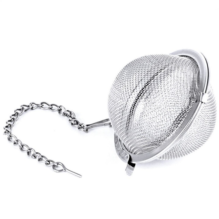 Инфузер за чай Artemis, от неръждаема стомана, 5,4 см, сребрист
