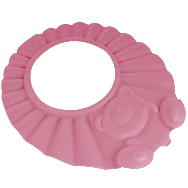 Protectie baita pentru ochi si urechi 0+ luni Canpol Babies, Roz