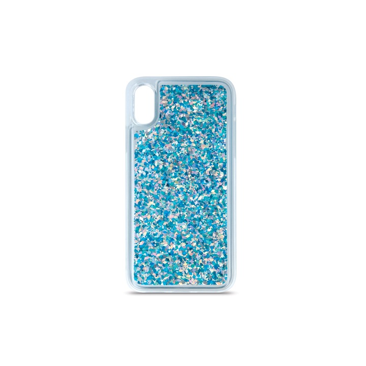 Калъф SOHO Liquid Sparkle, Предпазен, За Samsung Galaxy S20 FE/S20 FE 5G, Син
