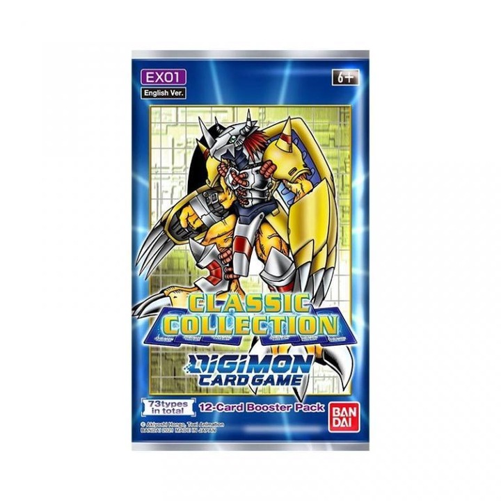 Digimon Classic Collection EX-01 Booster kártyajáték, angol nyelvű, kiterjesztés