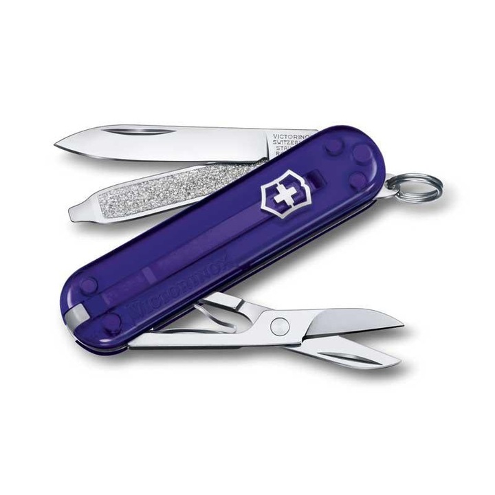 Briceag Victorinox Classic SD, Translucent Persian Indigo