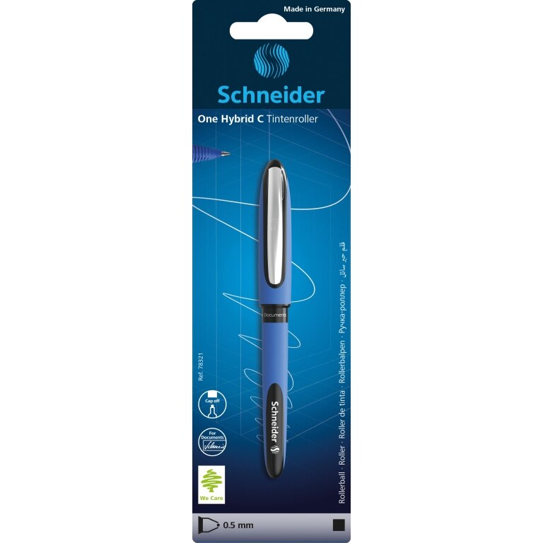 Roller 0.5 mm Schneider One Hybrid C 1/blister, Negru