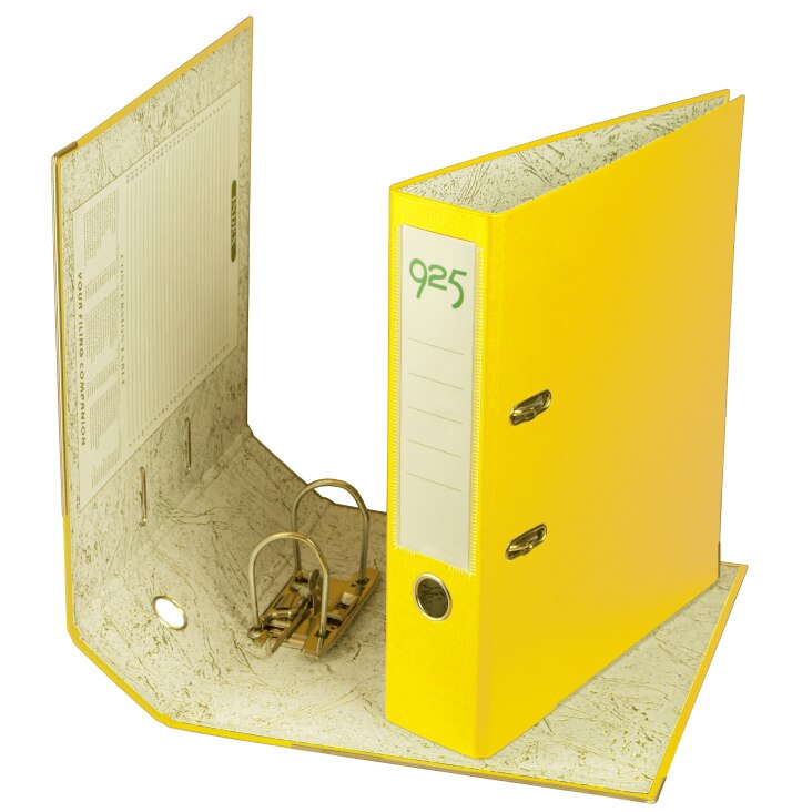 Biblioraft PP 75 mm, Galben