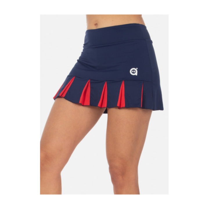 Fusta sport dama A 40 GRADOS BY 3 SPORT & STYLE, FELIZ, Poliester, Albastru