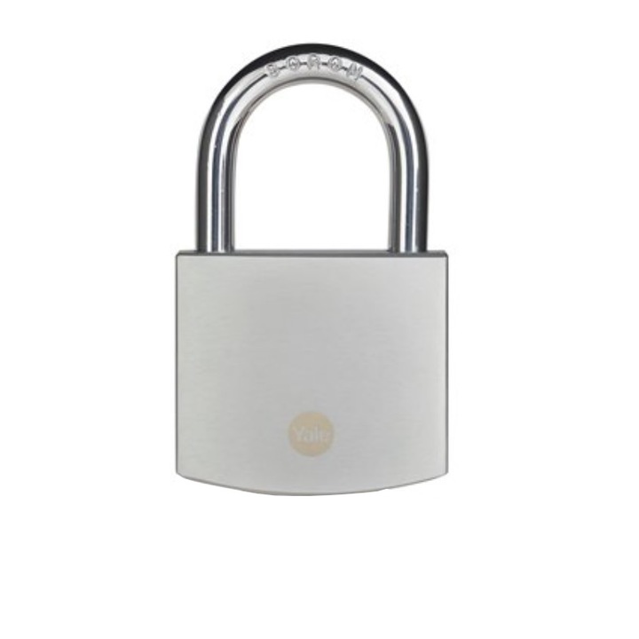 Lacat Yale din alama corp 70 mm, crom satinat, veriga standard, nivel inalt de protectie Y120B/70/141/1