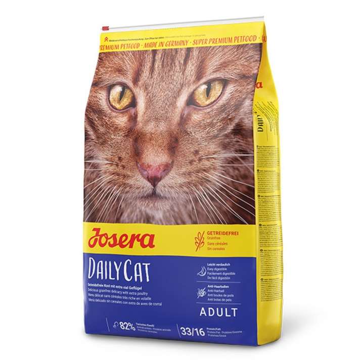 Hrana uscata pisici adulte, JOSERA Daily Cat, cu pui 400 g