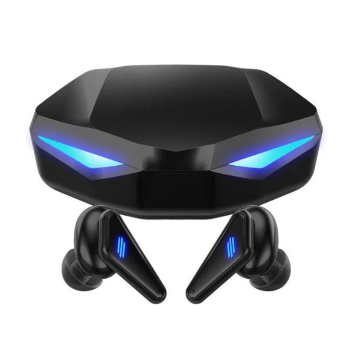 Casti de gaming OZ PREDATOR Wireless, Rezistente la Apa, pana la 9 ore autonomie casti si 5 incarcari ale carcasei, Control TOUCH, Bluetooth 5.1, Activare Vocala, Sunet HD ACC, Iluminare colorata Led, Negre