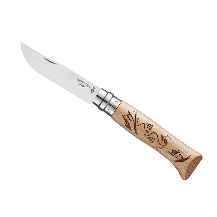 Briceag Opinel, Ski, Nr 08 Lama Otel Inox 8.5cm, 002188