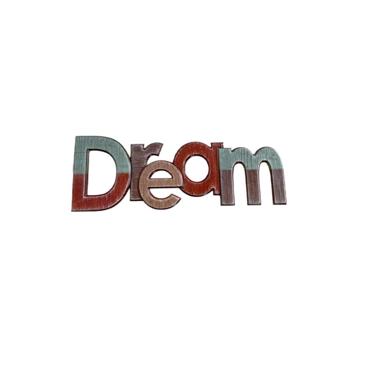 Стикер за стена DREAM, Многоцветен
