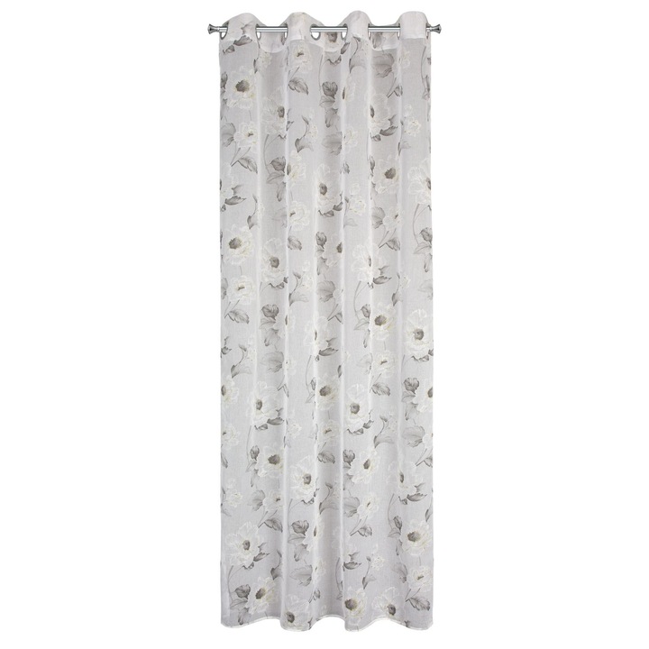 Пердета Eurofirany BESSY, Метални халки, маслина, 140x250 см