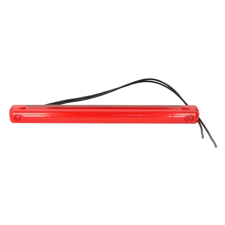 Helyzetjelző/méretjelző piros színű hosszúkás alakú hátsó lámpa 24V felületi felszerelhetőséggel