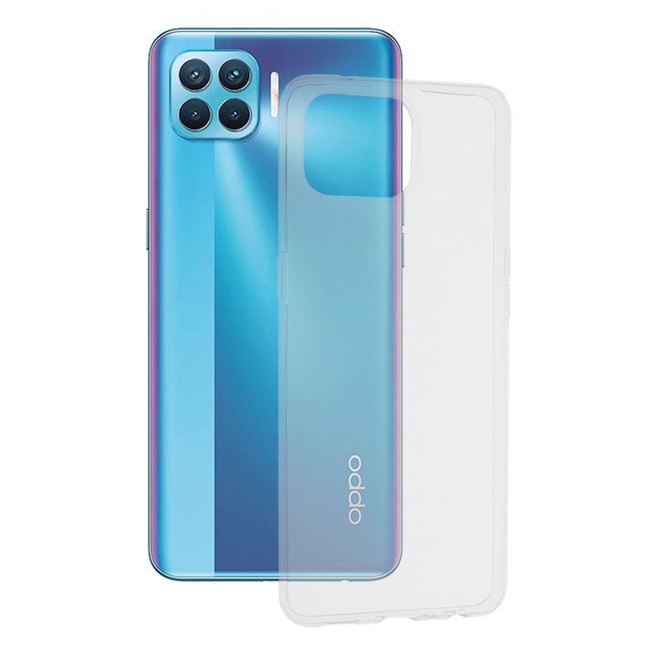 Кейс за Oppo Reno4 Lite, Techsuit Clear Silicone, Transparent