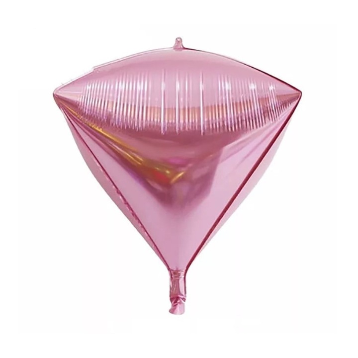 Диамантен балон от фолио светло розов цвят 22 инча