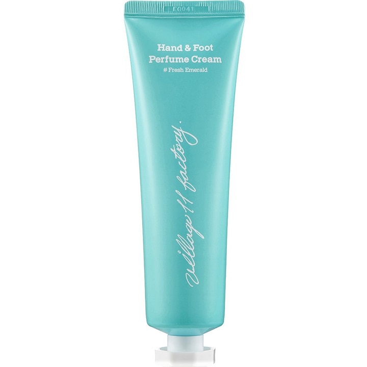Koreai illatosított krém kézre és lábra, Village11Factory Hand & Foot, Parfümkrém Fresh Emerald, 100ml