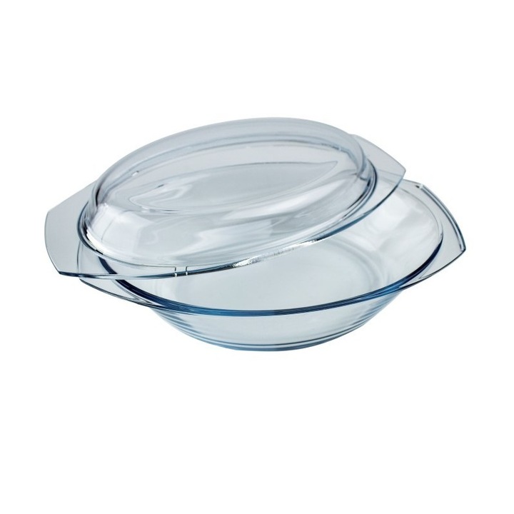 Bol sticla termorezistent oval 2,4L, AZHOME