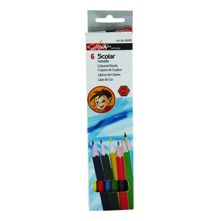 Creioane color 6/set