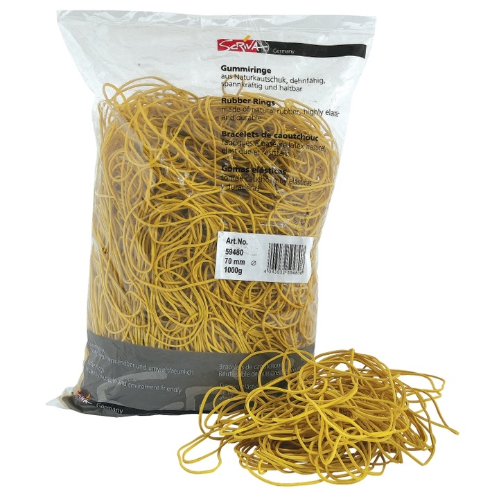 Banda cauciuc 70mm 1kg, Scriva