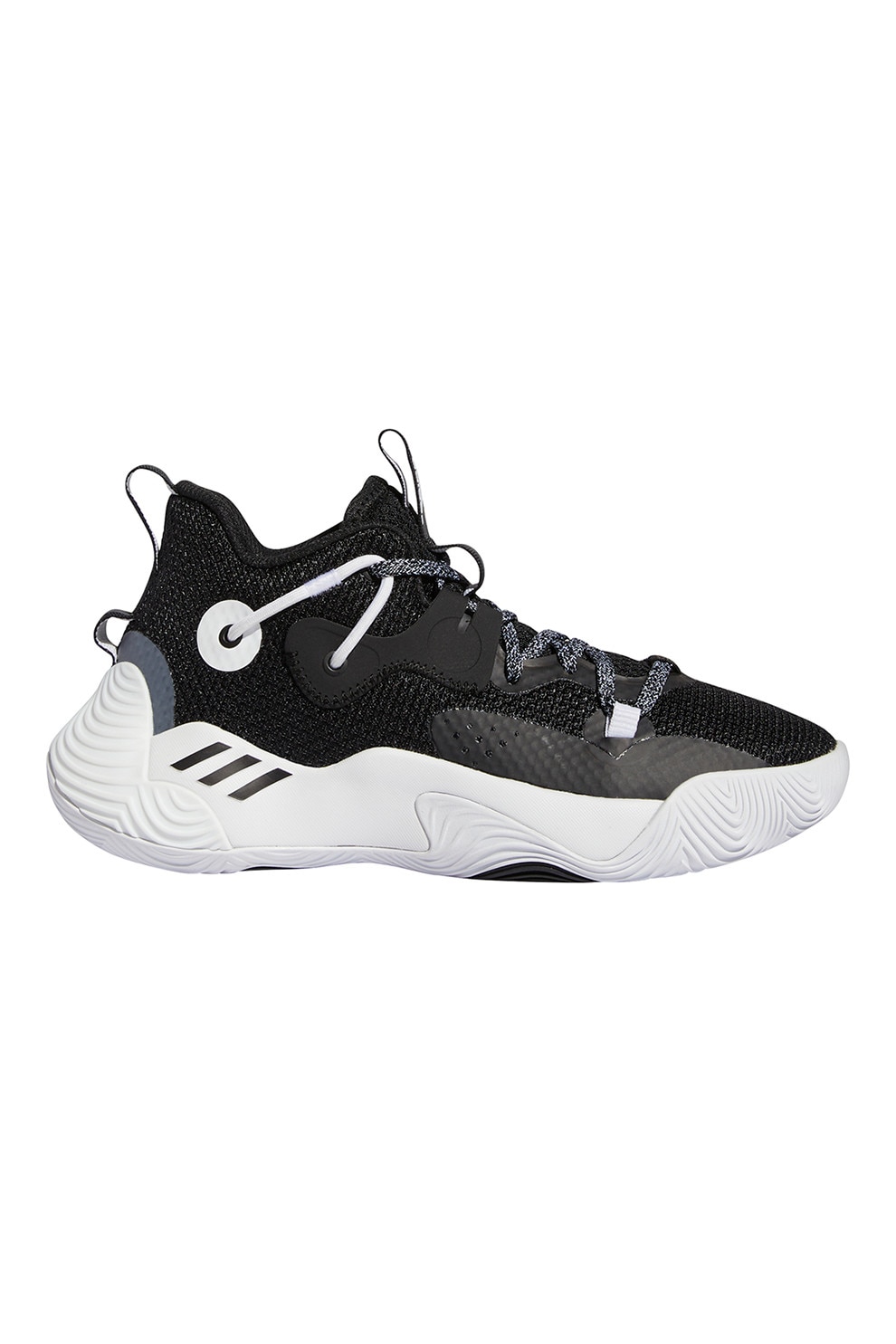 adidas Performance, Pantofi pentru baschet Harden Stepback 3, Alb