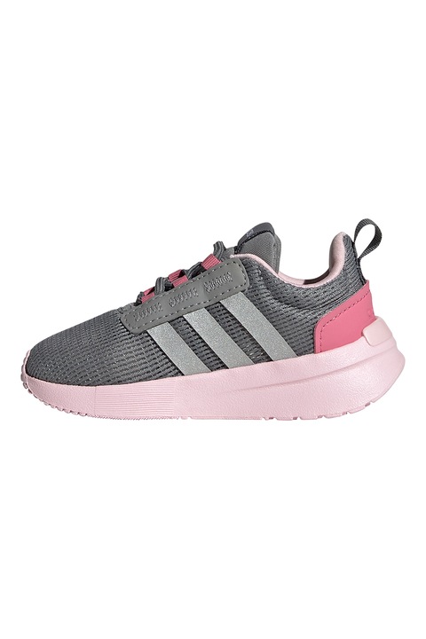 adidas Sportswear, Мрежести спортни обувки Racer TR21, Сив/Розово