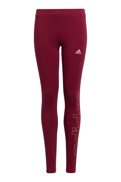 adidas Sportswear, Logómintás leggings, Sötétpiros