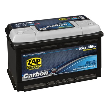Baterie auto Zap CARBON EFB Start & Stop 85Ah Baterie auto Zap CARBON EFB Start & Stop 85Ah