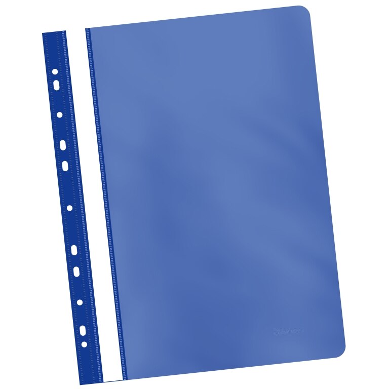 Dosar plastic sina multiperforat Ubers, Albastru