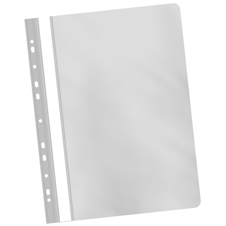 Dosar plastic sina multiperforat Ubers, Gri