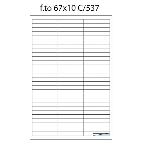Etichete 84/A4 67x10 100/cutie
