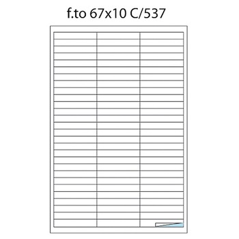 Etichete 84/A4 67x10 100/cutie Etichete 84/A4 67x10 100/cutie